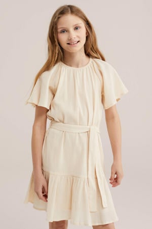 korte jurk beige