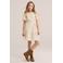 WE Fashion korte jurk beige