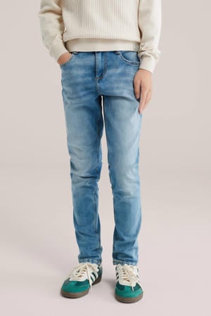 slim fit jeans medium blue denim
