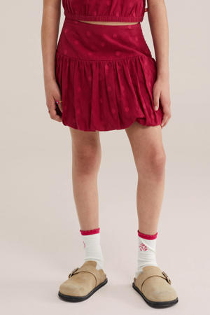 ballonrok met stippen rood
