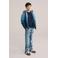 WE Fashion tussenjas blauw