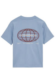 thumbnail: WE Fashion T-shirt met backprint lichtblauw