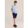 WE Fashion T-shirt met backprint lichtblauw