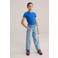 WE Fashion T-shirt met ruches - blauw