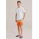 WE Fashion zwemshort groen/oranje
