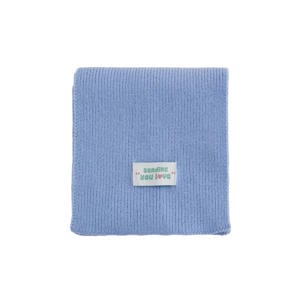gebreide sjaal blauw