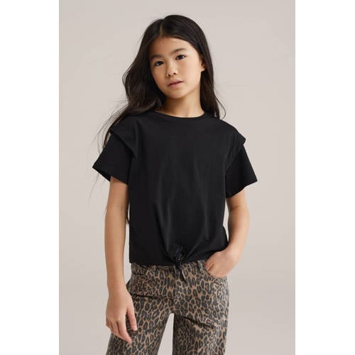 WE Fashion T-shirt zwart afbeelding