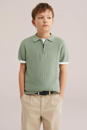 polo grijsgroen