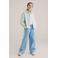 WE Fashion Blue Ridge straight casual broek light blue denim