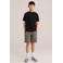 WE Fashion regular sweatshort grijsbruin