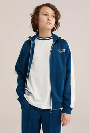 sweatvest donkerblauw