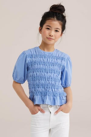 blousetop blauw