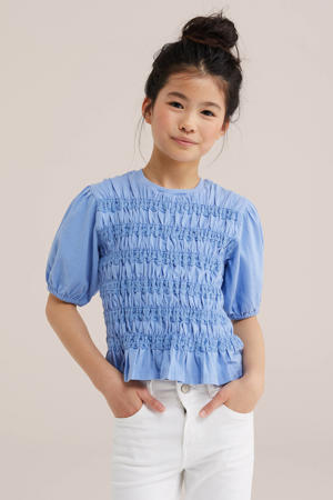 blousetop blauw