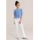 WE Fashion blousetop blauw