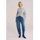 WE Fashion gebreide trui grijs melange