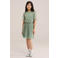 WE Fashion midi jurk groen