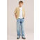WE Fashion casual overhemd geel