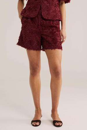 regular waist chino short rood