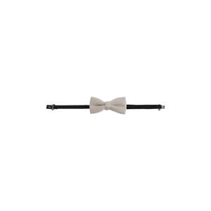 vlinderdas met textuur beige