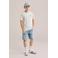 WE Fashion Blue Ridge denim short medium blue denim
