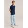 WE Fashion Blue Ridge loose fit jeans light blue denim