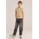 WE Fashion polo zand