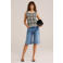 WE Fashion top crochet zwart
