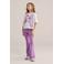 WE Fashion T-shirt wit/paars