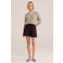 WE Fashion gebreide top crochet beige