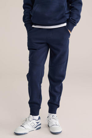 regular joggingbroek donkerblauw