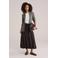 WE Fashion rok donkerbruin