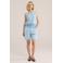 WE Fashion Blue Ridge wide leg regular waist casual short light blue denim