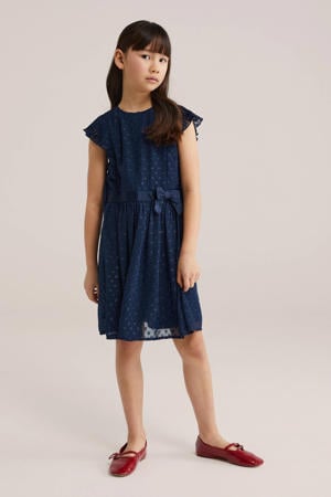 korte jurk donkerblauw