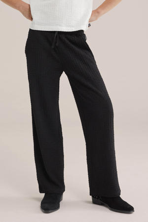 loose casual broek zwart