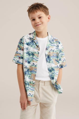 regular casual overhemd groen