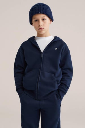 sweatvest donkerblauw