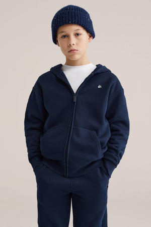 sweatvest donkerblauw
