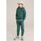WE Fashion regular joggingbroek groen