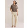 WE Fashion top met lurex bruin