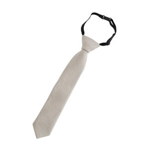 stropdas met textuur beige