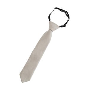 stropdas met textuur beige
