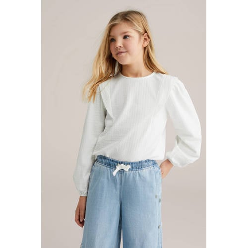 WE Fashion blousetop wit afbeelding