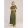 WE Fashion midi rok groen