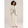 WE Fashion bootcut regular waist palazzo broek beige