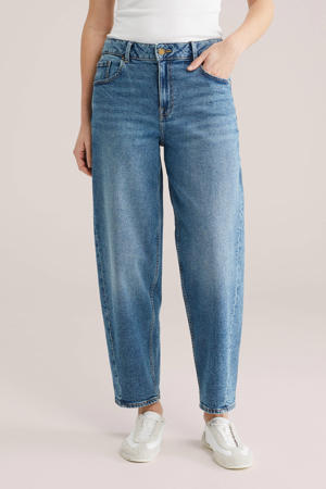 barrel jeans medium blue denim