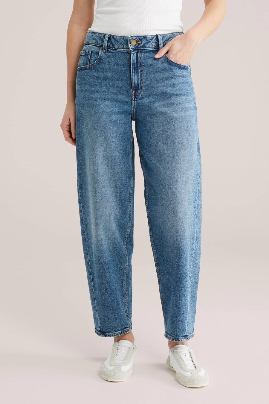 Lee Damesjeans Rider Barrel, Loose Fit, Wide Leg, Dusk Gray, 27W / 33L Lee Damesjeans Rider Barrel, Loose Fit, Wide Leg, Dusk Gray, 27W / 33L