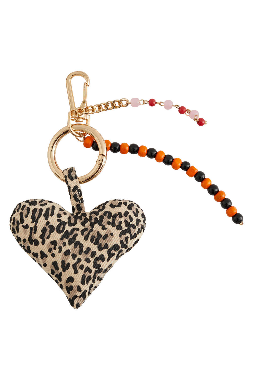 WE Fashion sleutelhanger goudkleurig