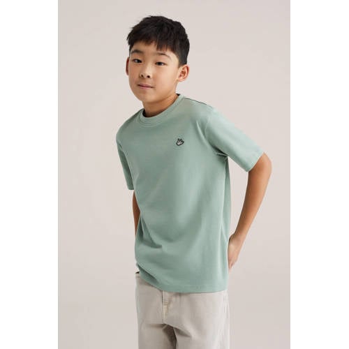 WE Fashion Blue Ridge T-shirt lichtgroen afbeelding