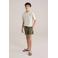 WE Fashion zwemshort kaki/limegroen