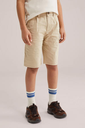 loose fit chino short beige